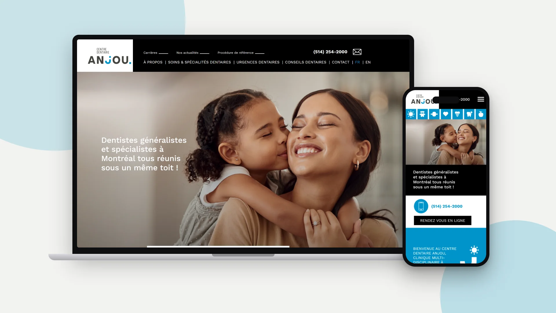 Website - Centre dentaire Anjou