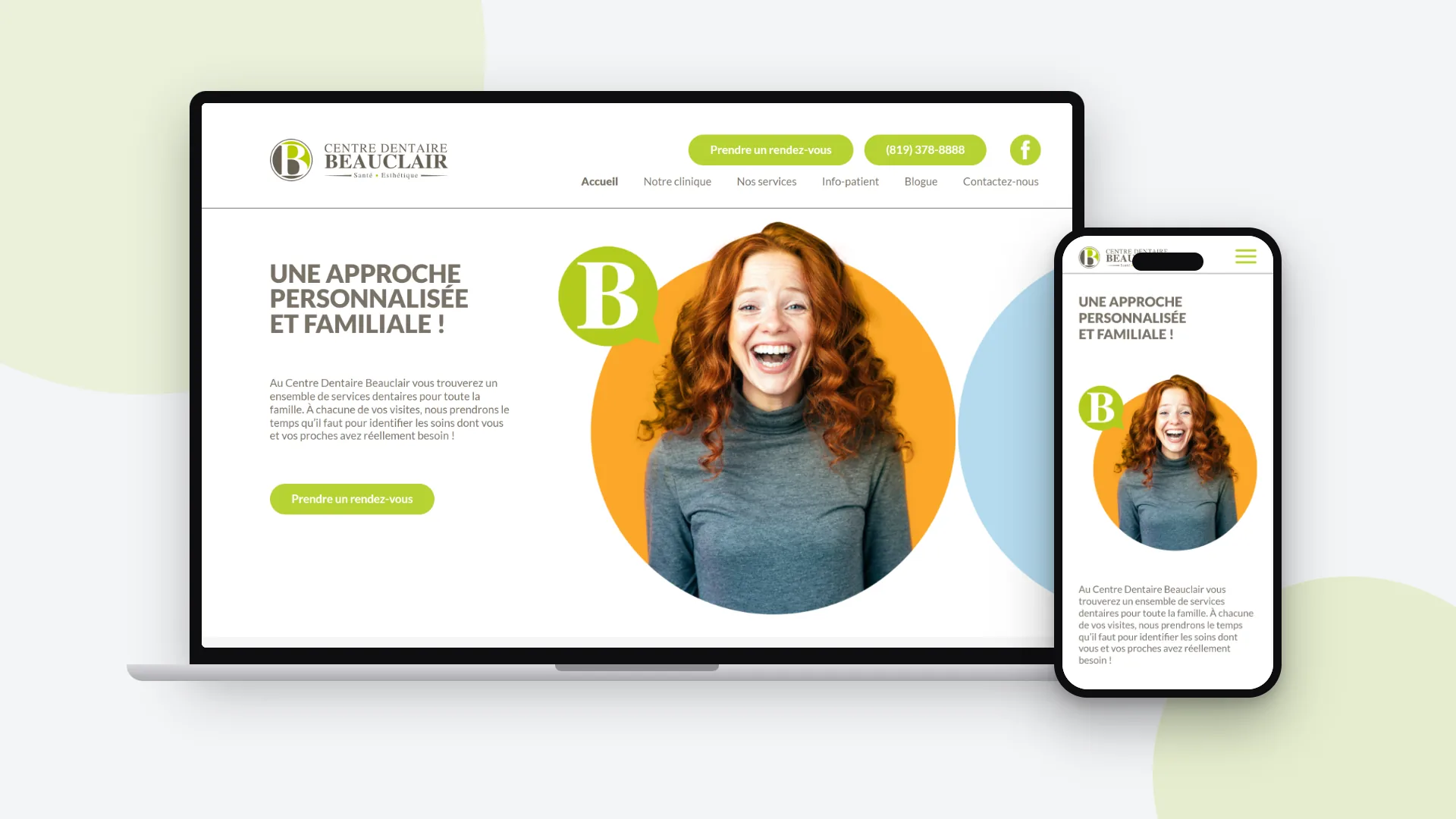 Website - Centre dentaire Beauclair