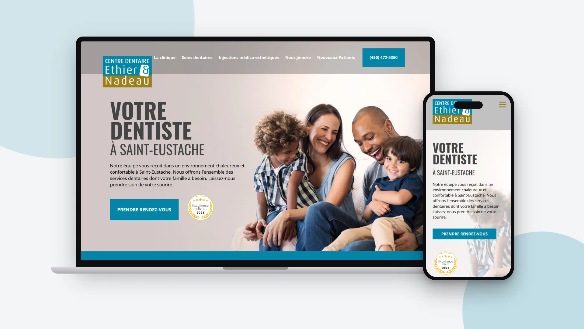 Website - Centre dentaire Ethier & Nadeau