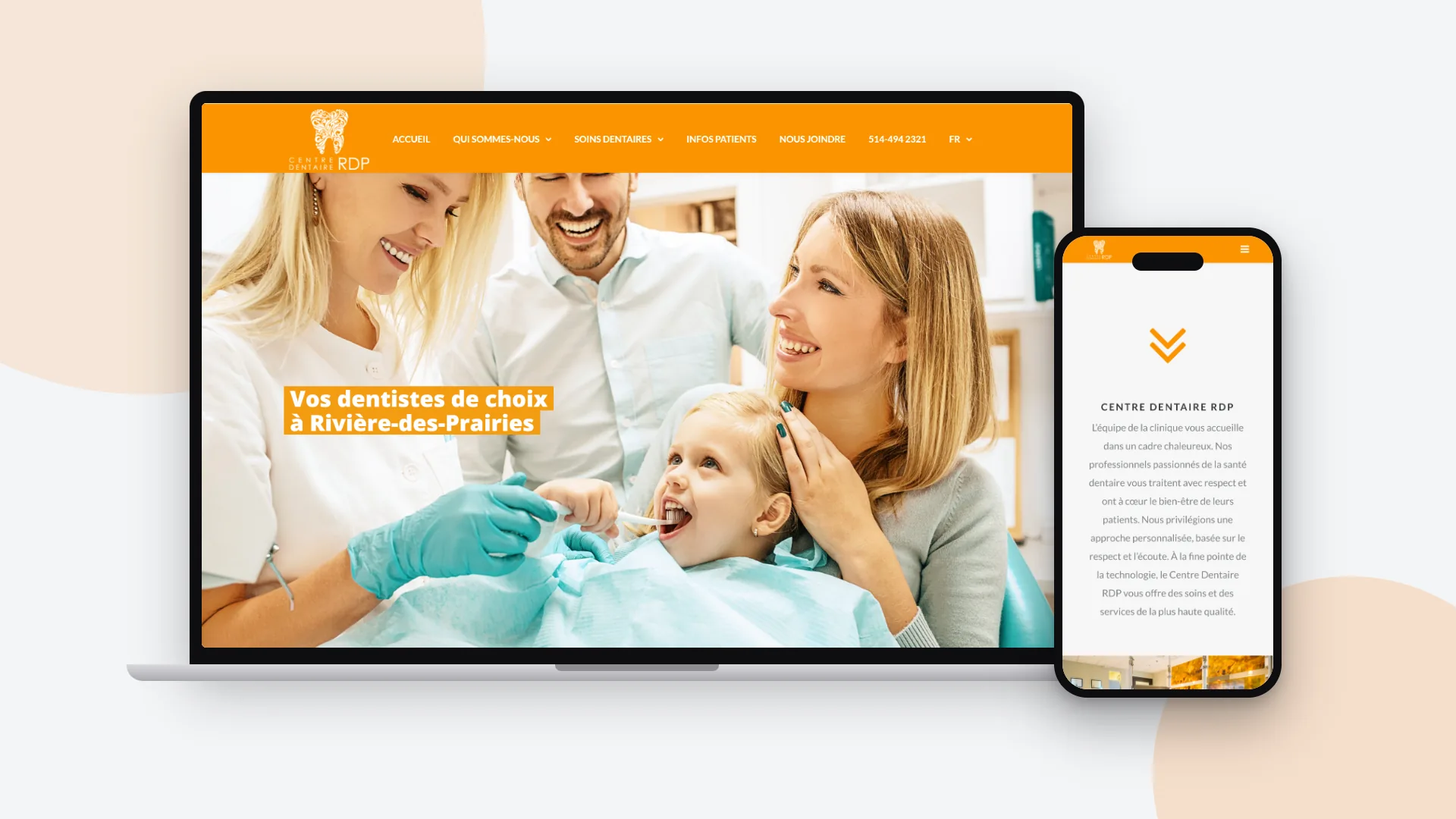 Website - Clinique dentaire Johanne Lussier