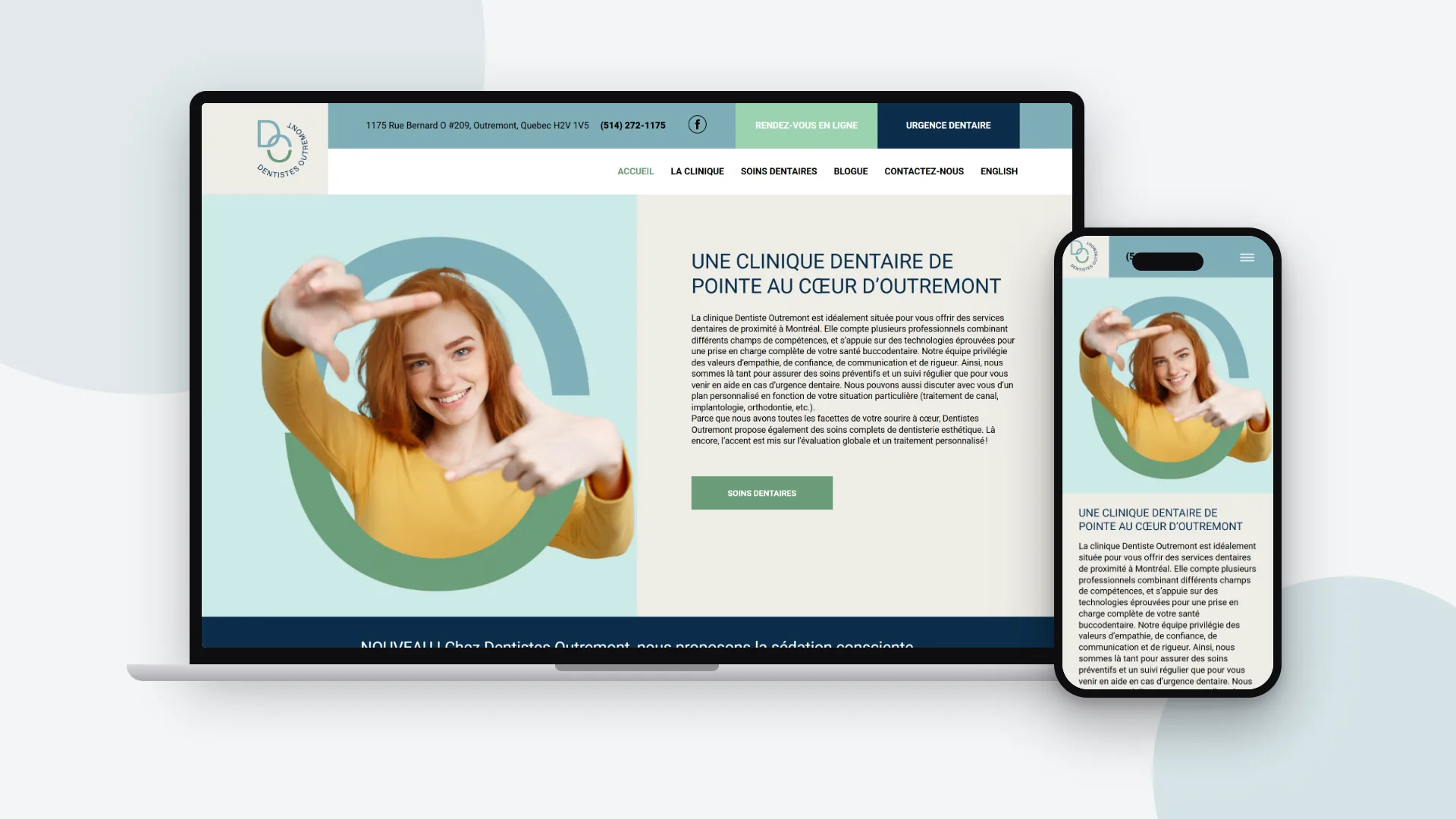 Website - Dentistes Outremont