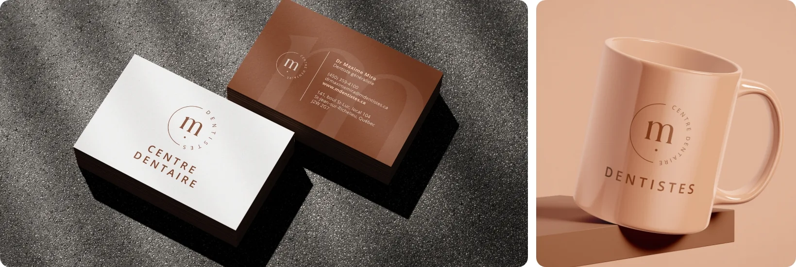 Visual identity - M Dentistes