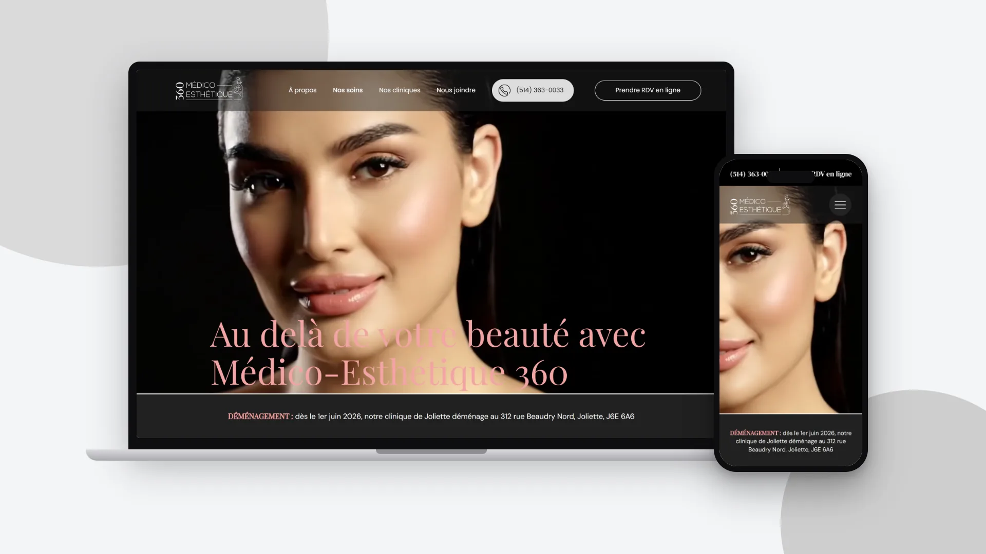 Website - Médico-Esthétique 360
