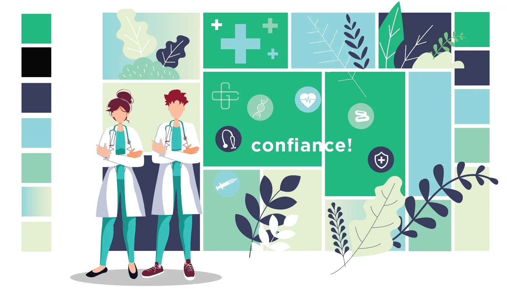 Visual identity - Soins Santé GC