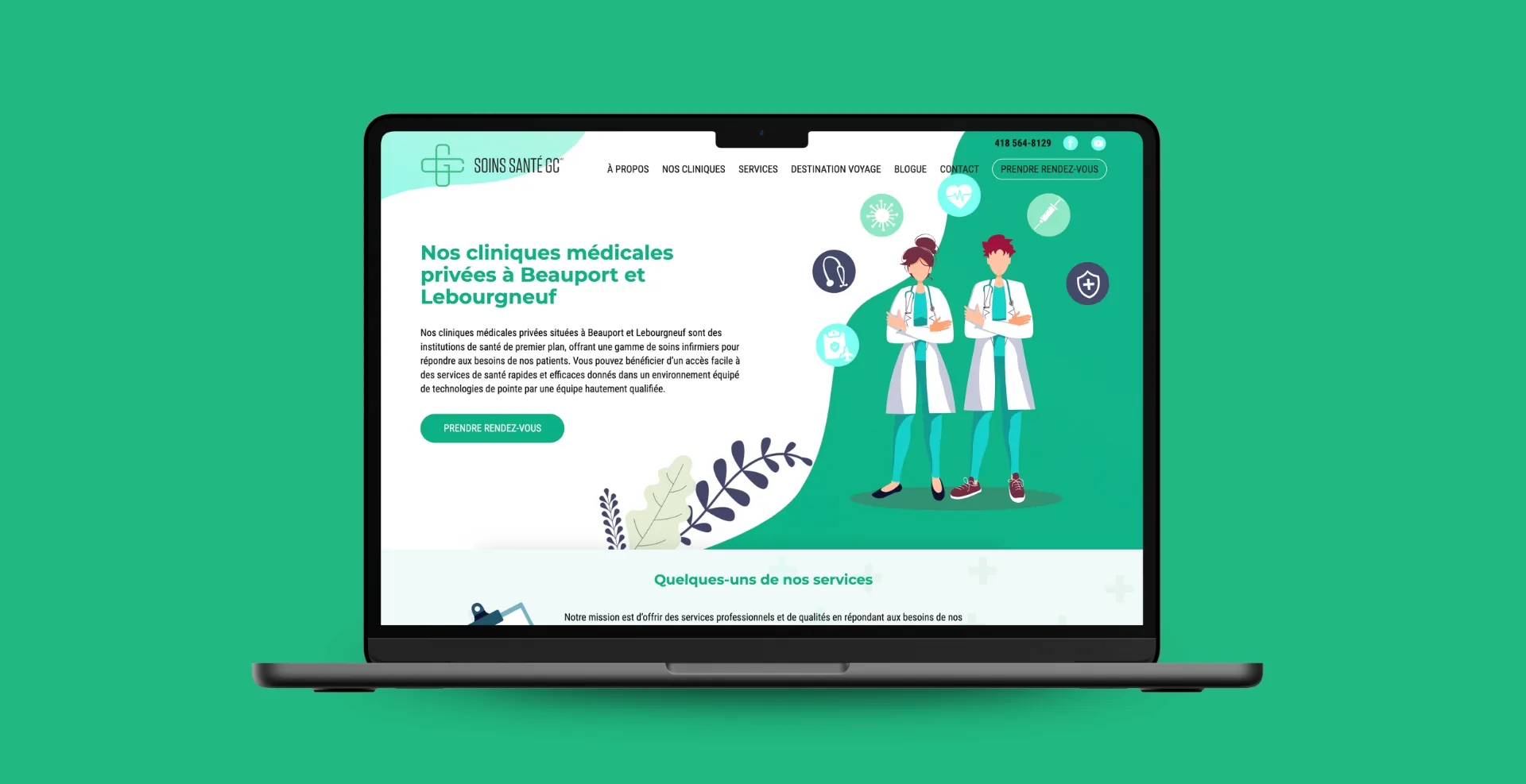Website - Soins Santé GC
